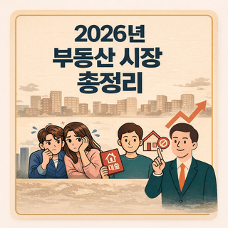 2026년 부동산 시장 총정리 (지금 집 사도 될까?) 2026년 부동산 시장 총정리 (지금 집 사도 될까?)